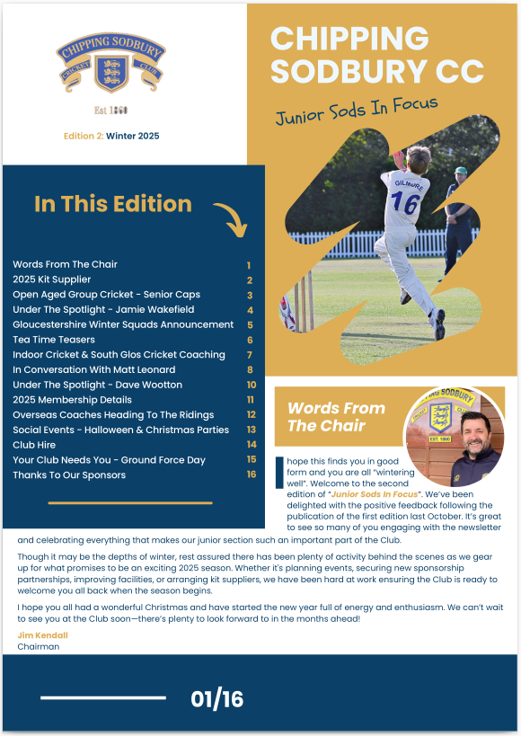 Junior Sods in Focus – 2